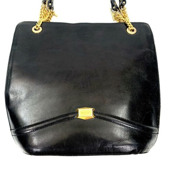 Bally Bags Vintage Bally Gold Chain Satchel Bucket Bag Purse Poshmark